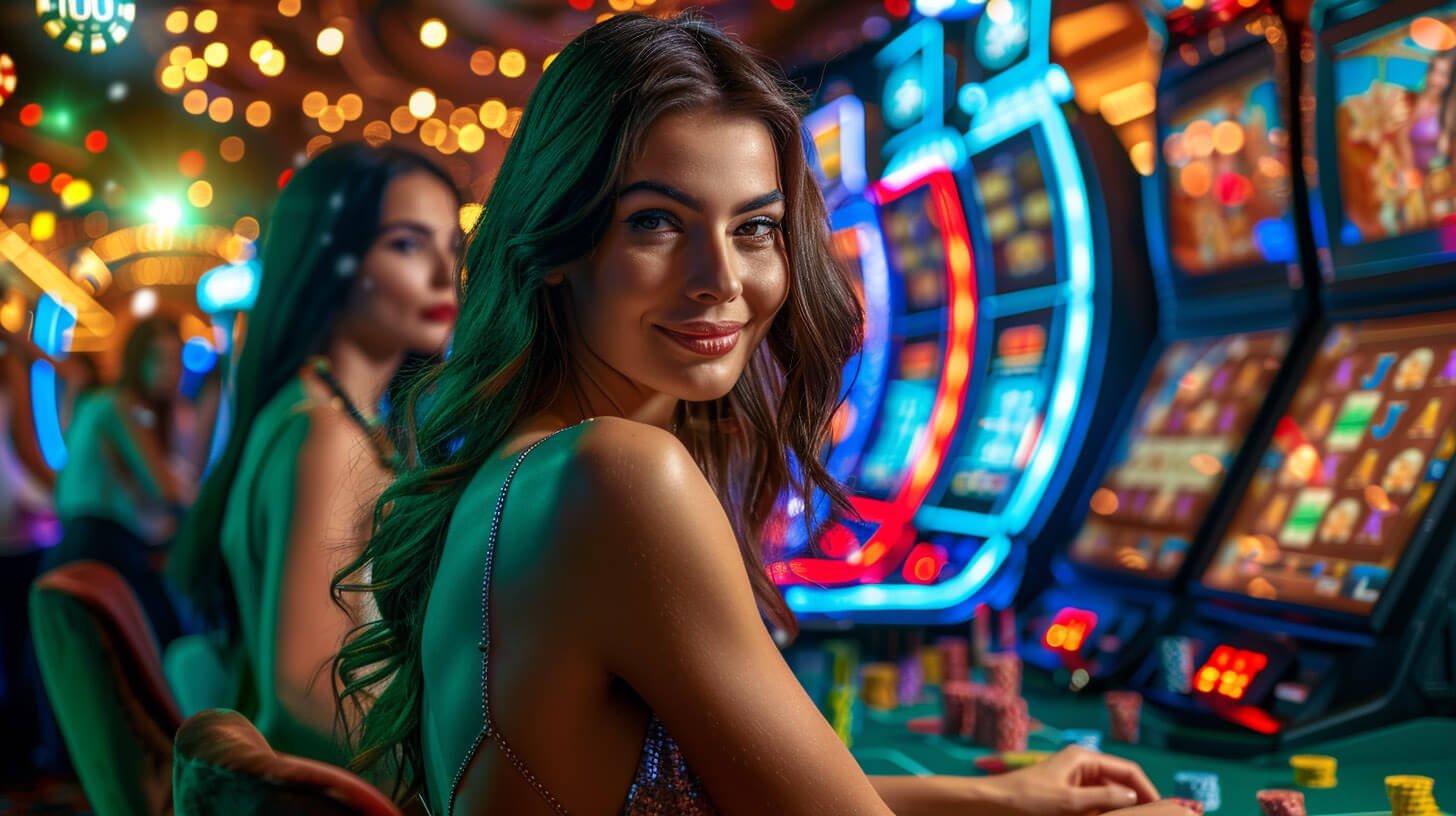 Dealer cantik di meja Baccarat live pus56 dengan streaming kualitas tinggi